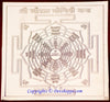 64 Yogini yantra on copper plate