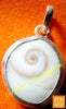 Natural Gomti (Gomati) chakra pendant in pure Silver