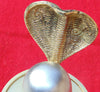 Pure Parad Banalinga (Shivlinga) with brass stand (Jalheri)