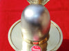 Pure Parad Banalinga (Shivlinga) with brass stand (Jalheri)