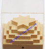 Shriparni (Sriparni) wood 3D kuber yantra for wealth and prosperity