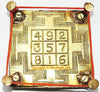 Sri Navgrah (Navgraha / Navagraha) yantra Chowki In Brass