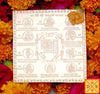 Sri Nav durga yantra on copper plate