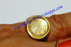 Brass Sriyantra ring for wealth , prosperity and success