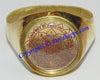 Brass Sriyantra ring for wealth , prosperity and success