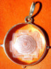 Sriyantra pendant in crystal (sphatik)